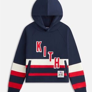 Kith sold out Rangers Sports Hoodie with Red and Cream size 10/12